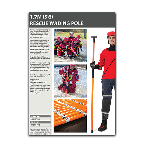 Rescue Wading Pole Datasheet
